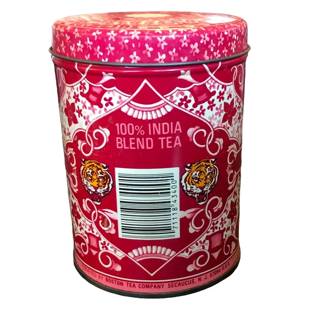 Bostons Darjeeling Blend Tea Metal Tin